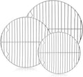 E-far Round Cooking Racks - Size 7½” & 9” & 10½” - Stainless Steel Round Steaming Baking Cooling Rack Set of 3, Multi-Purpose for Canning Air Fryer Pressure Cooker, Dishwasher Safe