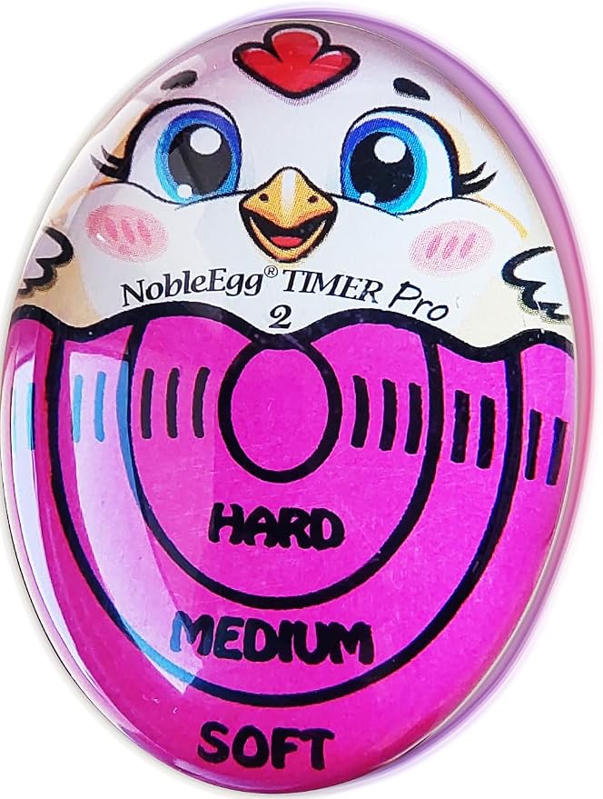 Nobleegg Egg Timer Pro2 Boiler Soft Medium Hard Boiled Eggs Changes Color Purple Certified