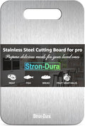 Cutting Board, Stainless Steel Cutting Board, Foodgrade Cutting Boards for Kitchen, Double Side Use, Odor free, L, 15" *11"
