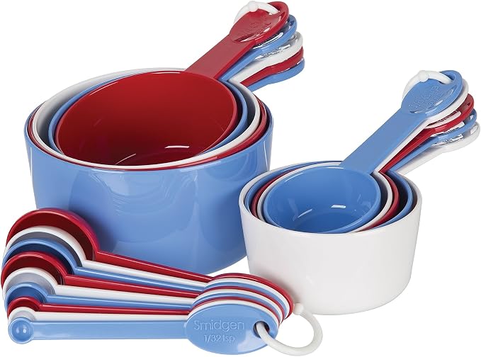 PrepWorks Ultimate Measuring Set - 19-Piece Set with Measuring Cups and Spoons for Accurate Dry and Liquid Ingredient Measurements