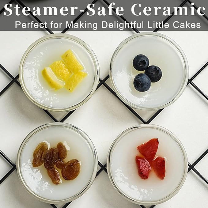 3in 2.5oz Small Clear Glass Ramekins Custard Bowls, 10 Pack Mini Glass Dipping Sauce Cups Pinch Bowl, Little Kitchen Condiment Ingredient Prep Salad Dishes, Dishwasher Microwave Freezer Safe