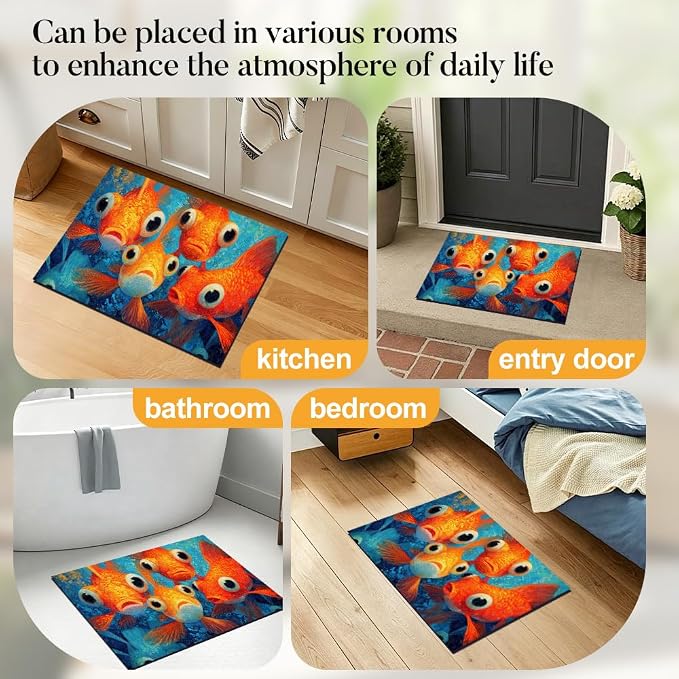 Stove top covers for electric stove 28.3 x 20.5 Inch Colorful Fish Cluster Art Stove Top Covers for Electric Stove Ocean Theme