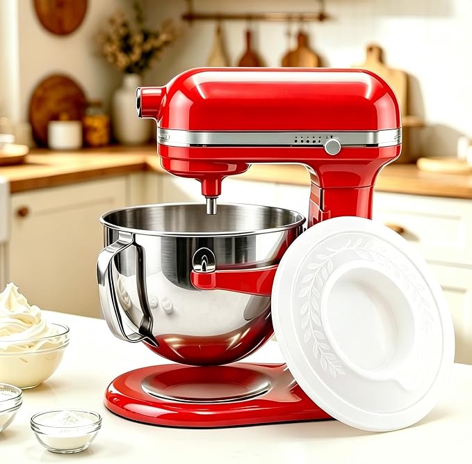 6QT Replacement Stainless Steel Bowl for KitchenAid Bowl-Lift Mixers | Food-Grade 18/8 Stainless Steel 6qt Bowl With Handle. Fits Pro 600. Ideal For Large Family Baking Without Splashing.