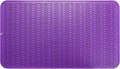 MicoYang Silicone Dish Drying Mat for Multiple Usage,Easy clean,Eco-friendly,Heat-resistant Silicone Mat for Kitchen Counter or Sink,Refrigerator or Drawer Liner Purple 4XL 32 inches x 18 inches