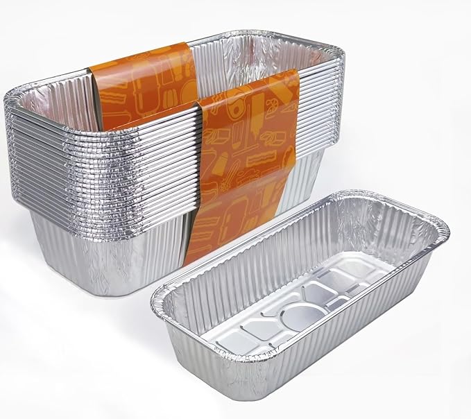 Grill Drip Tray Liners for Weber Slate Griddle & Searwood Pellet Grill | 20 Pack Aluminum Drip Pan Also Fits Weber Summit & Genesis II, 11x5” Grease Tray Liner Replacement for Weber 6498/6417