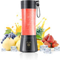 Mini Portable Smoothies Travel Blender - Personal Size Blender | 380Ml Juice Cup BPA Free, 6 Stainless Steel Blades, Powerful Blending Easily Squeezed Fresh Juice in Sports/Gym/Picnic