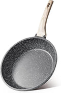 CAROTE Nonstick Frying Pan, 8 Inch Classic Granite Skillet | Kitchen Healthy Non Toxic Stone Cookware, Induction Compatible, Dishwasher & Oven Safe, PFOA Free