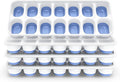 ChefAide Ice Cube Tray with Lid, 4 Packs 56 Cubes Durable Stackable Ice Cube Trays for Freezer with Removable Lids, Easy-Release Plastic & Silicone Ice Tray for Cocktail, Coffee