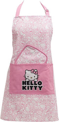 Hello Kitty Print 28" Adult Apron and Pot Holder Set