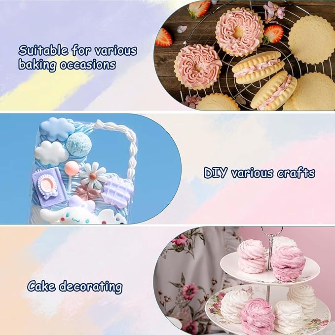 4 Pack 16" Reusable Pastry Piping Bags, Cloth Cake Decorating, White Cloth Frosting Bags, Icing Piping Bags Decorating Bags Icing Frosting Bags, White Hangable Piping Bags