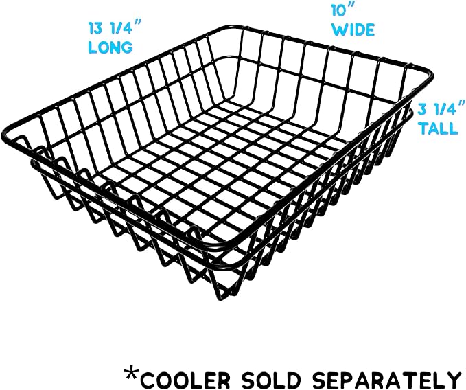 Above Sea Level Cooler Basket for YETI Tundra Haul, YETI Roadie 48, and YETI Roadie 60 - Wire Cooler Rack for YETI Wheeled Coolers - Compatible with YETI Accessories