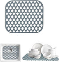 Silicone Kitchen Sink Protectors Mats - 12" 13" 14" 16" 18" 19" 21" 22" 24" 25" 26" 28" 30", Heat Resistant, Machine-wash (18”x15.7”)