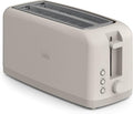 bella Fits-Anywhere™ Slim Toaster, 4 Slice Extra Long & Wide Slot, Oatmilk