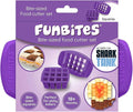Sandwich Cutter for Kids Lunch, Crustless Bento 2-Pc Set, 1 Pack | Purple Squares food cutter for toddlers, bite-size uncrustable shapes, bento lunch accessory, BPA-free, dishwasher safe