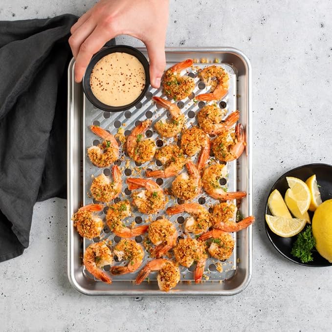 Nordic Ware Naturals Quarter Sheet with Multi-Purpose Oven and Cooling Rack