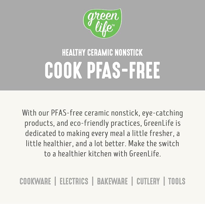 GreenLife Rice Cooker, 3-Cups Uncooked/6-Cups Cooked, White | PFAS-Free Ceramic Nonstick Removable Pot, One-Switch Design, Grains Multicooker, Keep Warm, Dishwasher Safe Parts, Easy Clean