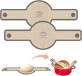 Koolstuffs Sourdough Silicone Bread Sling for Dutch Oven, 2 Pack | Long Handles for Dough Transfer, Nonstick Bread Release, Dishwasher Cleanup, Flexible Reusable Design, Round, Gray