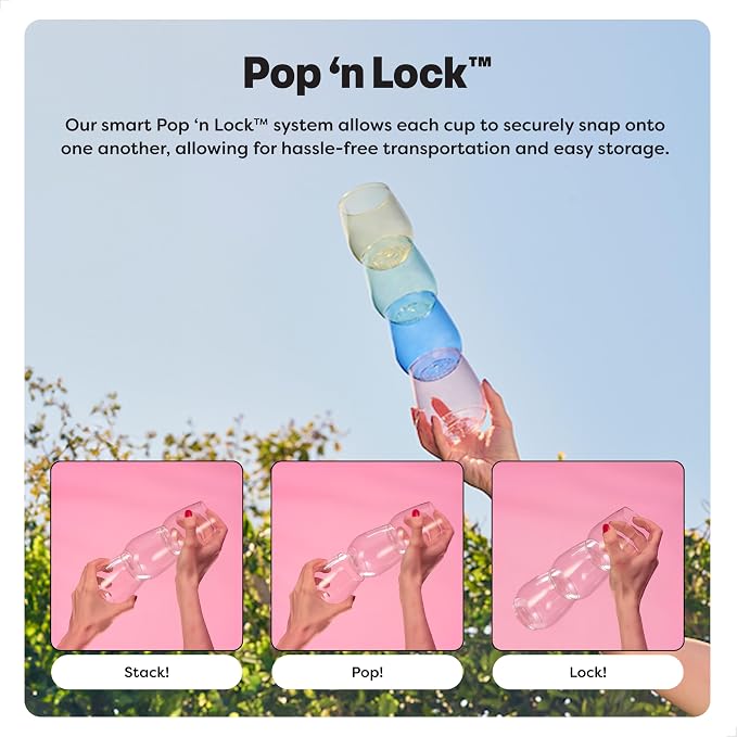 TOSSWARE POP 9oz Flute - Color Series SET OF 24, Premium Quality, Recyclable, Unbreakable & Crystal Clear Plastic Champagne Glasses