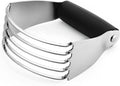 Spring Chef Medium Dough Blender Hand Tool - Durable Pastry Cutter - Black | Heavy Duty Dough Mixer w/ Stainless Steel Blades, Professional Pastry Blender for Easy Mixing, Dishwasher Safe