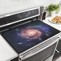Spiral Galaxy Stove Top Covers for Electric Stove Universe Space Constellation Deep Space Stars Glass Top Gas Stove Pad Heat Resistant Range Cooktop Mat for Kitchen 28"x20"