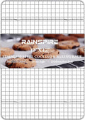 Cooling Rack Stainless Steel, Heavy Duty Cooling Racks for Cooking and Baking, Oven Safe Wire Rack for Cooking, Baking Rack for Oven Cooking Fits Half Sheet Cookie Pan, 12" x 17", 1-Pack