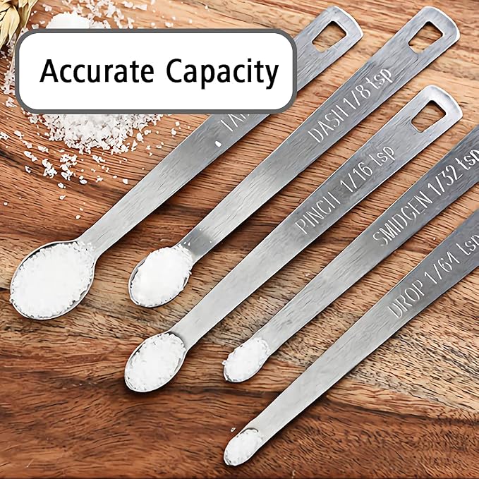 1PCS 1/8tsp(0.625ml) Mini Measuring Spoon, Small Teaspoon for Tiny Amounts | High Precision, Food-Grade, ‌Rust-Free, Dishwasher-Safe, Easy-Read Markings, Multi-Purpose, Sturdy & Durable