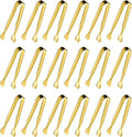 Mini Serving Tongs, Anytrp 18-Packs Stainless Steel Sugar Tongs, 4.3 inch Ice Tongs Kitchen Appetizers Tong for Coffee Bar, Tea Party, Desserts Party, Sugar and Ice Bucket