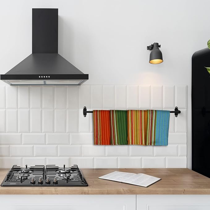 Urban Villa Kitchen Towels Cotton Dish Towels 20”x30” (Set of 4) Multi