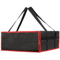 Bodaon Insulated Pizza Delivery Bag, 20" x 20" x 8" Pizza Warmer Bags for Carry Hot, Insulated Food Delivery Bag, Insulated Grocery Bags, Black with Red Edge, 1-Pack | Pizza Warmer Bags for Carry Hot Food, Insulated Food Delivery Bag, Grocery Shopping ...