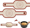 Silicone Bread Sling for Dutch Oven, 2-Pack Reusable Sourdough Baking Mats | Non-Stick Reusable Dutch Oven Liners with Long Handles for Easy Bread Transfer, Sourdough Baking and Quick Cleaning