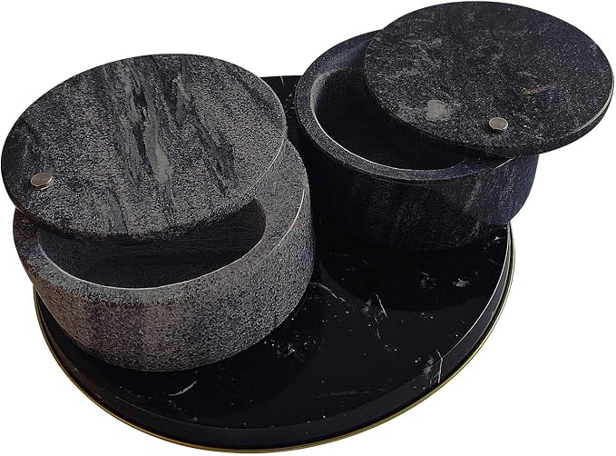Kerixi Electric Stove Burner Covers Range Top For Expanding Counter Space Stovetop Decor (Black Marble)