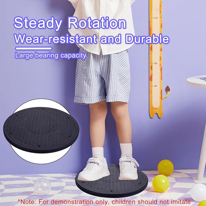 Eichzer 10 Inch Lazy Susan Turntable, Heavy Duty Swivel Stand, 2 Pcs | Steel Ball Bearings, 360 Degree Smooth Rotation, Multi Use for Model, Plants, Crafts, TV, Monitor, Laptop Display