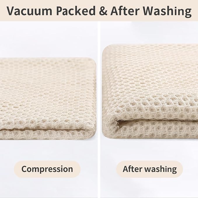 Homaxy 8 Pack 100% Cotton Kitchen Towels and Dishcloths Set, Mixed Color | 12 x 12 Inches and 13 x 28 Inches Kitchen Towels Set, Ultra Soft Absorbent Dish Cloths for Washing Dishes
