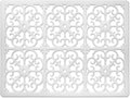 GASARÉ, Extra Large, Thick, Silicone Trivet for Hot Dishes, Pots, and Pans, Heat Resistant Mat for Countertop, Hot Pad for Kitchen, Easy to Clean, 16 x 12 x 3/8 Inches, White