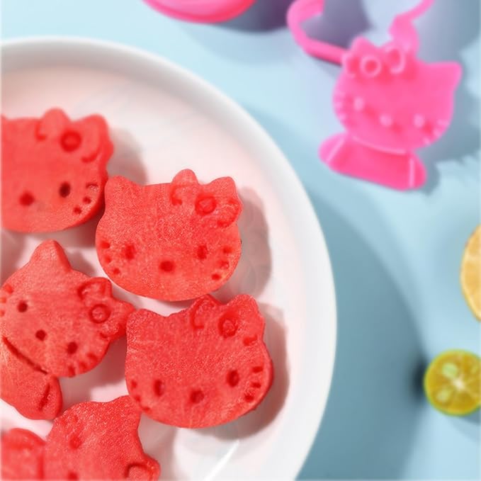 Biscuit Cutter Animal Cookie Cutters Cookie Stamp for Baking Cookies | Small Cookie Cutters for Kids Fruit Cutter Shapes 2 Piece 3D Animal Embossing Cutters for Biscuit Cheese Baking