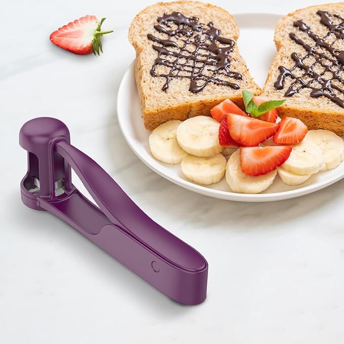 WhiteRhino Grape Cutter for Toddlers 1-3,Grape Slicer for Toddlers Grape Cutter Tool Grape Slicer Kitchen Gadget for Kids' Lunch Accessories,Cherry Tomato & Strawberry Sandwich