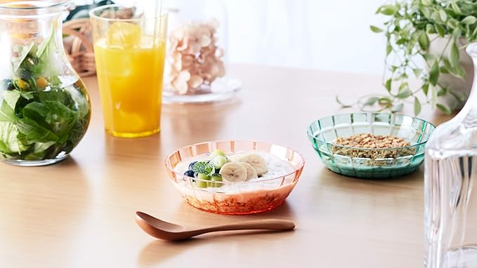 SCANDINOVIA - 13oz Unbreakable Premium Bowls Set Of 6 - Made in Japan - Super Grade Acrylic Plastic - Perfect for Gifts - Dishwasher Safe - Serving Ice Cream Candy Cereal Cereal Popcorn Salad Reusable | 400 ml — sized for ice cream, snacks, fruit & app...