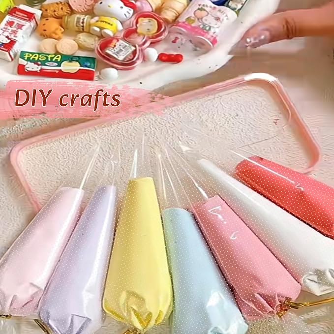 24 Inch Disposable Piping Bags, 100 PCS Large Icing Bags | Large Tipless Pastry Bags with Thickened, Non-slip, Anti-burst Design for Royal Icing, Cake Decorating and Baking.