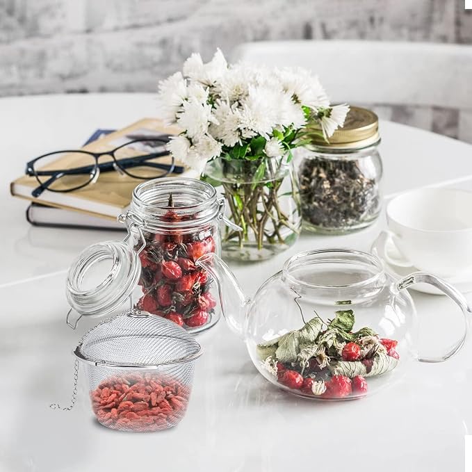 Extra Large Stainless Steel Twist Lock Mesh Tea Ball Tea Strainer Filter Spice Infuser 11cm/4.3 inch | Spice Infuser 11cm/4.3 inch