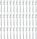 36 Piece Salad Forks, 7 Inch Small Forks in Stainless Steel mirror polished and Dishwasher Safe, Used For Tasting Cakes and Fruits