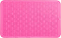 MicoYang Silicone Dish Drying Mat for Multiple Usage,Easy clean,Eco-friendly,Heat-resistant Silicone Mat for Kitchen Counter or Sink,Refrigerator or Drawer Liner Rose 3XL 28 inches x 18 inches