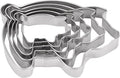 MrCookie Pig Cookie Cutters Set, 5pc Thickened Stainless Steel.