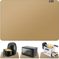 FLASLD Heat Resistant Mat for Air Fryer Site on, Fireproof Silicone Mats for Kitchen Counter, Countertop Protector, No-slip and Waterproof (16"X24", Brown)