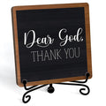Modern Farmhouse Decor, Home Decor For Living Room, Boho Chic Aesthetic Shelf Decorations, Christian Dear God Sign, Farm House Entryway Tv Stand Fireplace Coffee Table Decoration (02)