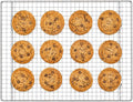 Mrs. Anderson's Baking Professional Cooling Rack, Heavy Duty Steel, Fits Half Sheet Pans, 16.5 x 11.875 x 0.625-Inches