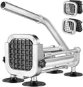 French Fry Cutter, Ruooson Professional Potato Cutter Slicer with1/2 In & 3/8 In Stainless Steel Blades, Great for Whole Potatoes Carrots Cucumbers.