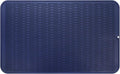 MicoYang Silicone Dish Drying Mat for Multiple Usage,Easy clean,Eco-friendly,Heat-resistant Silicone Mat for Kitchen Counter or Sink,Refrigerator or Drawer Liner Navy Blue 3XL 28 inches x 18 inches