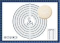 Dough Mat Silicone Baking Mats for Rolling Pastry Kneading Sheet Sourdough Bread Baking Supplies Blue 28x20"0.45mmT