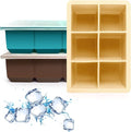 Excnorm Silicone Ice Cube Trays 3 Pack - Large Size Silicone Ice Cube Molds with Leak Proof Removable Lid Square Ice Cube Tray And BPA Free for Cocktail,Whiskey, Stackable Flexible Ice