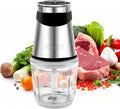 BUMET 500W Mini Chopper 2.5-Cup Glass Bowl Steel Blades | stainless steel blade and BPA free great for Small-batch chopper for meat, veggies & baby food. Compact & easy-clean.